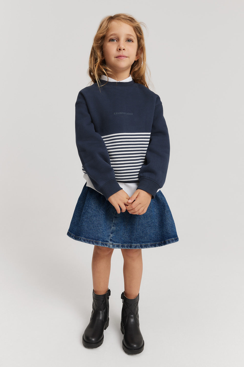 Cotton Modern Logo Sweat