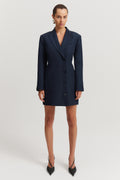 Textured Blazer Dress