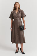 Cuff Detail Shirt Dress