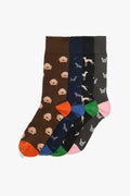 Cotton Blend Dog Sock Pack Of 4