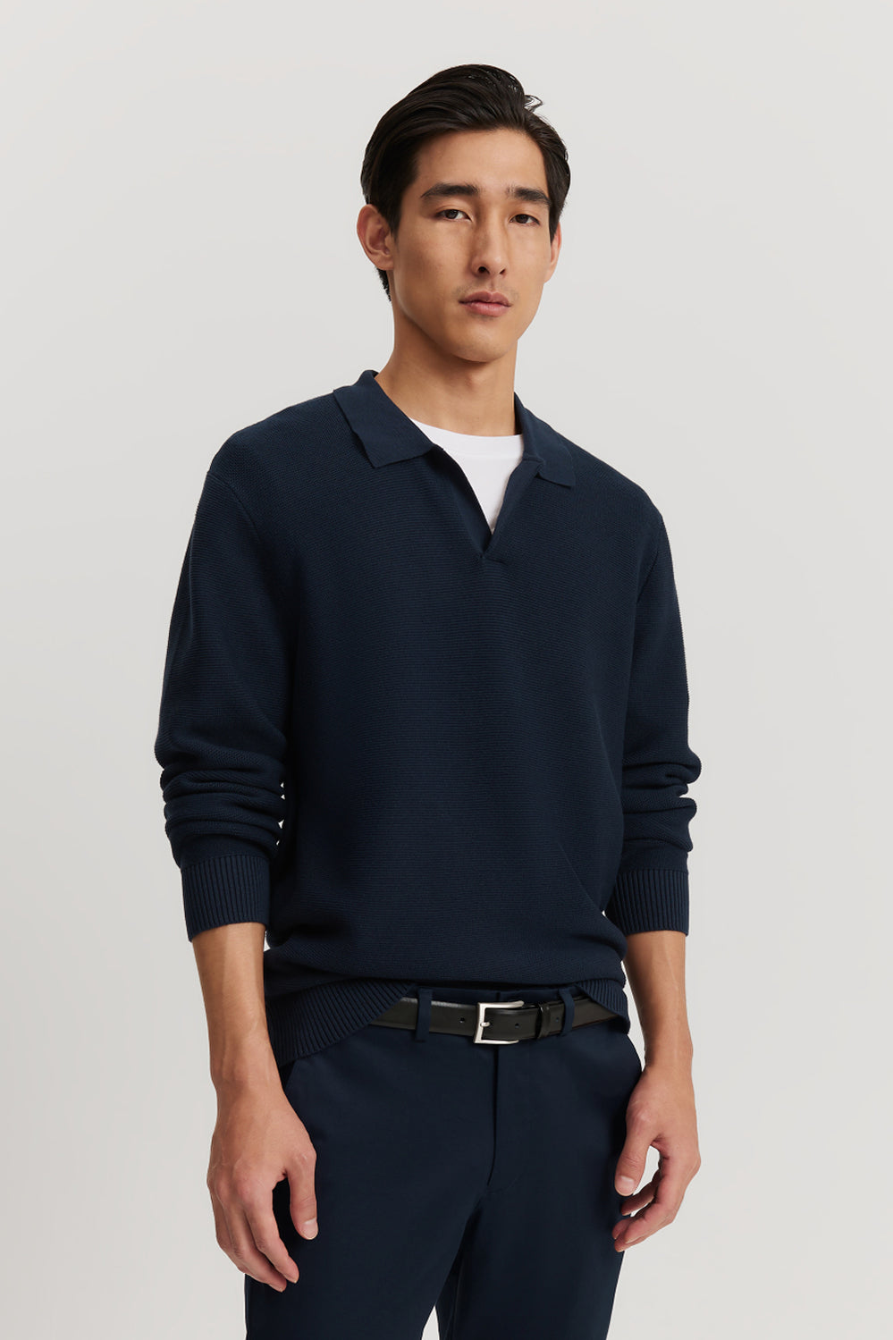 Cotton Knit Polo