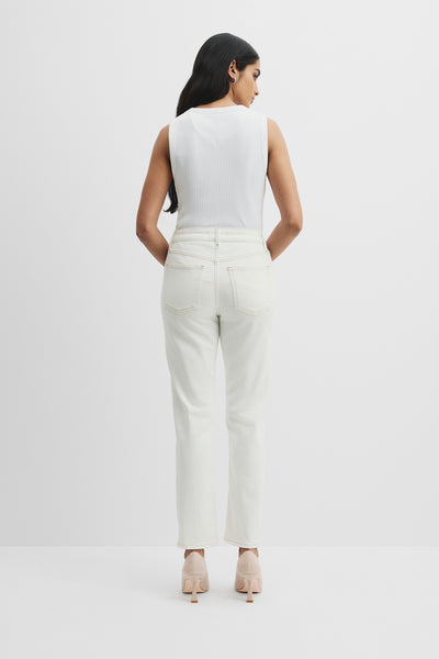 High Rise Slim Leg Jean
