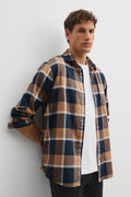 Regular Fit Australian Cotton Flannel Check Shirt