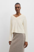 Merino Wool V-Neck Knit