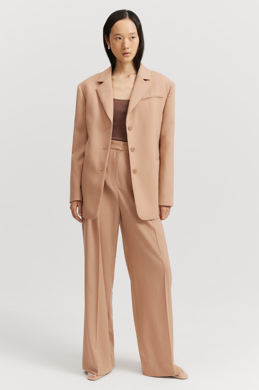 Wool Single-Breasted Blazer