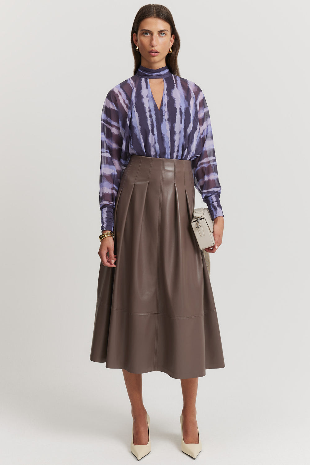 Print Batwing Blouse
