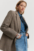 Twill Check Blazer