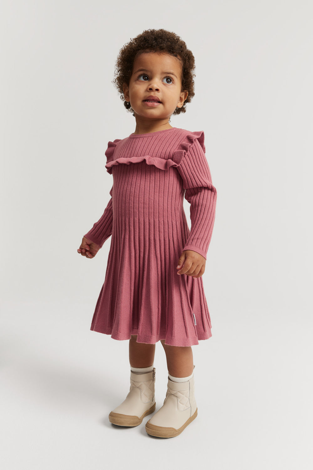 Frill Knit Dress