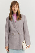 Twill Check Blazer