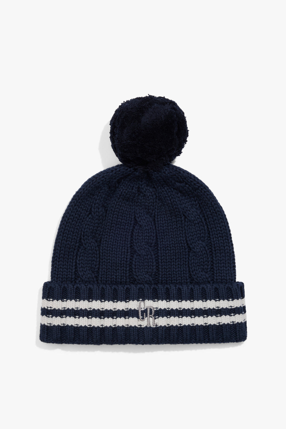 Cotton Blend Varsity Knit Beanie