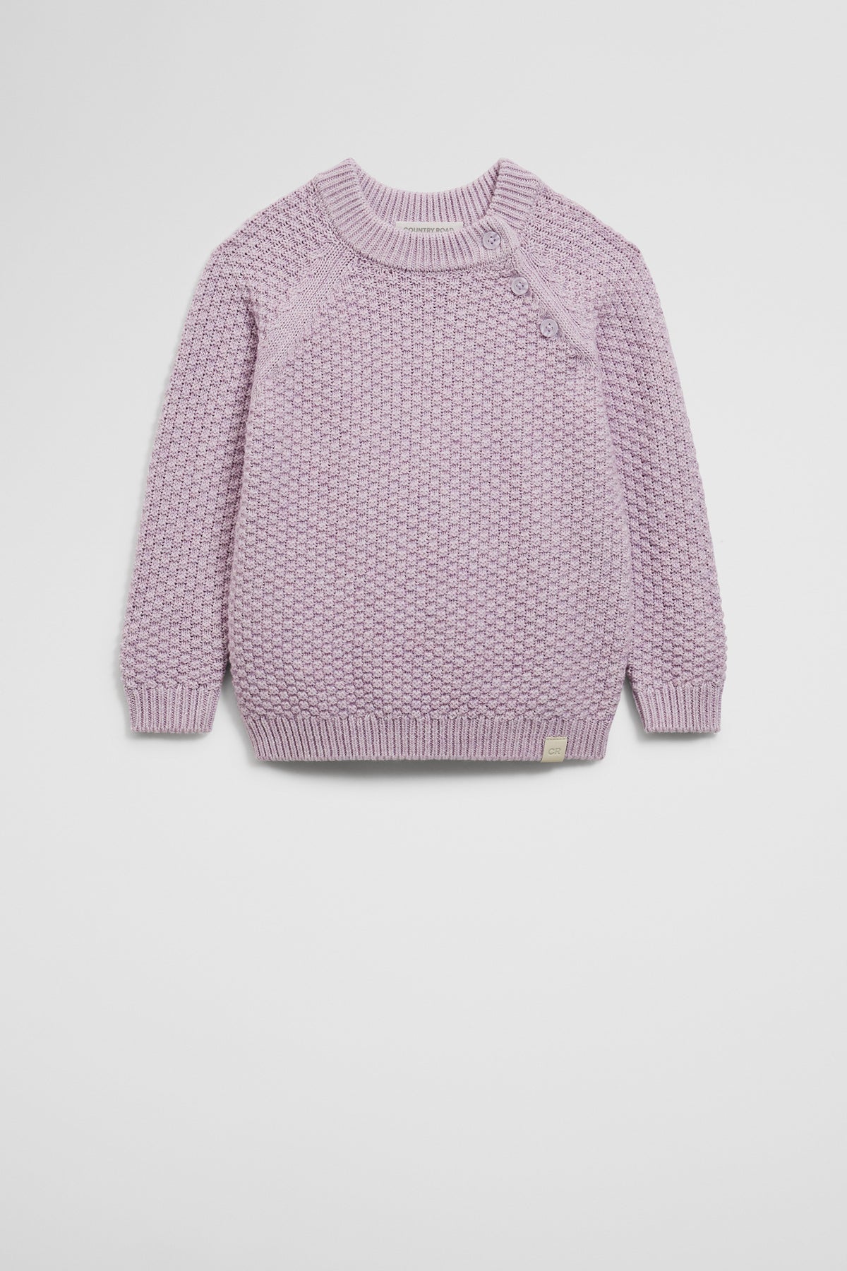 Organically Grown Cotton Blend Soft Textured Knit