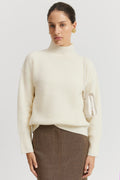 Merino Wool Funnel Neck Knit