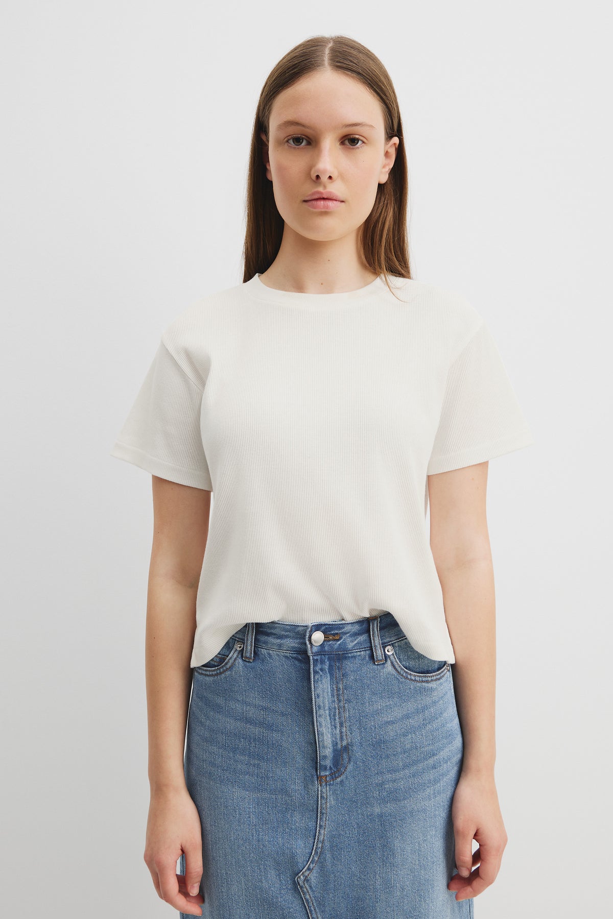 Teen Cotton Relaxed Rib T-Shirt