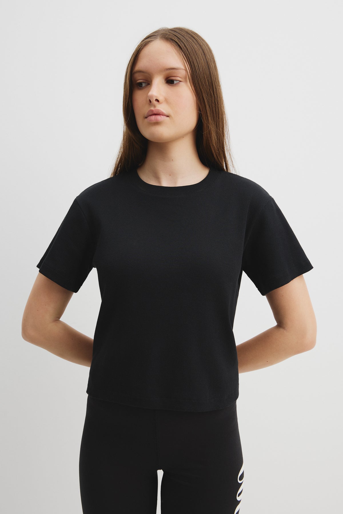 Teen Cotton Relaxed Rib T-Shirt