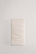 Brae Cotton Stripe Single Flat Sheet