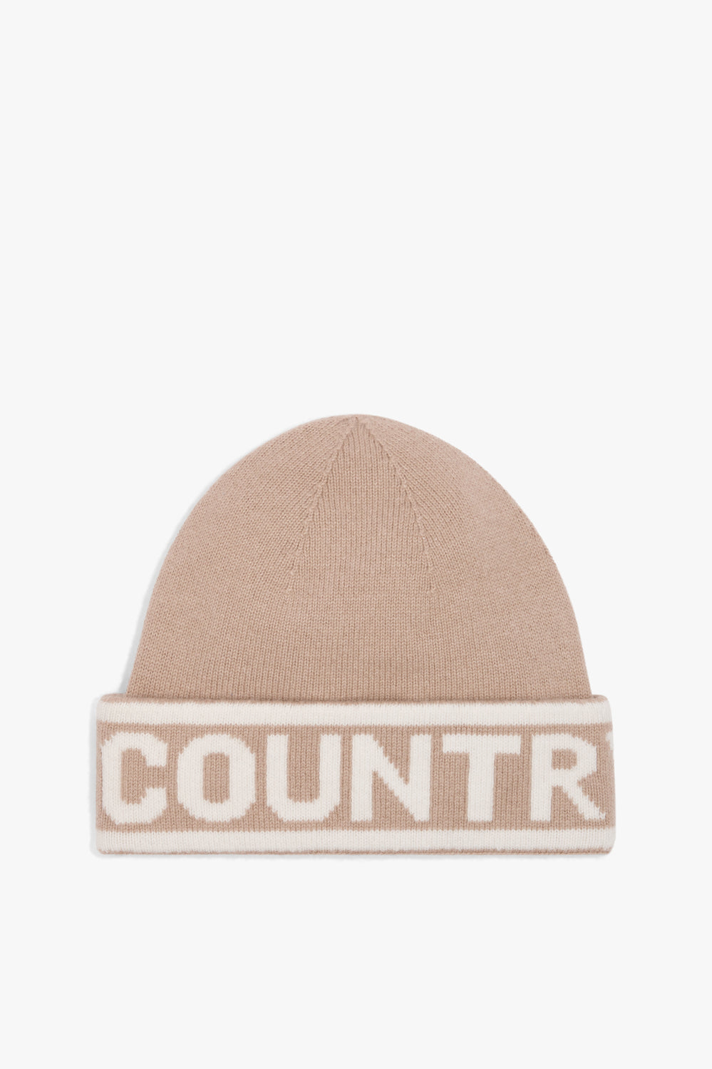 Cotton Blend Logo Beanie