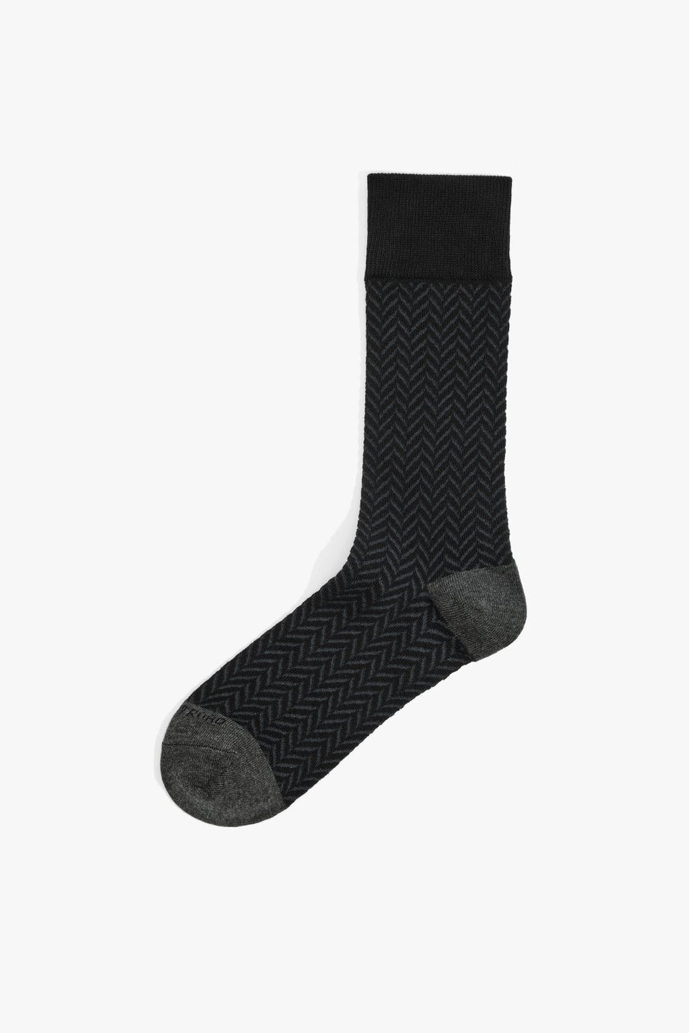 Cotton Blend Herringbone Sock