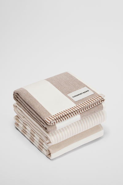 Isa Australian Cotton Tea Towel Pack Of 3