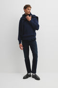Cotton Cable Crew Knit