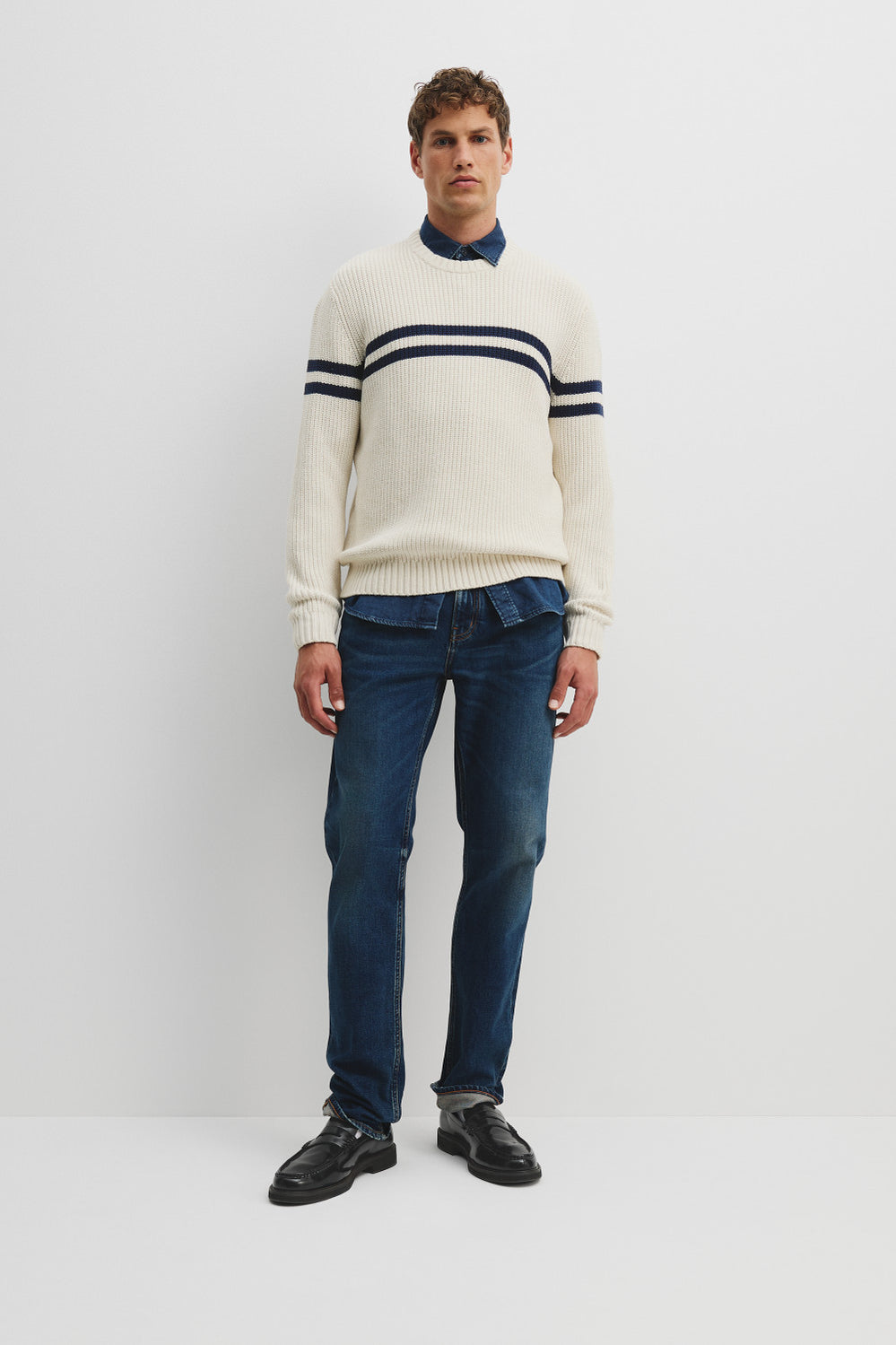 Cotton Panel Knit