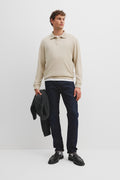 Cotton Polo Sweat