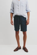 Organically Grown Linen Drawcord Short