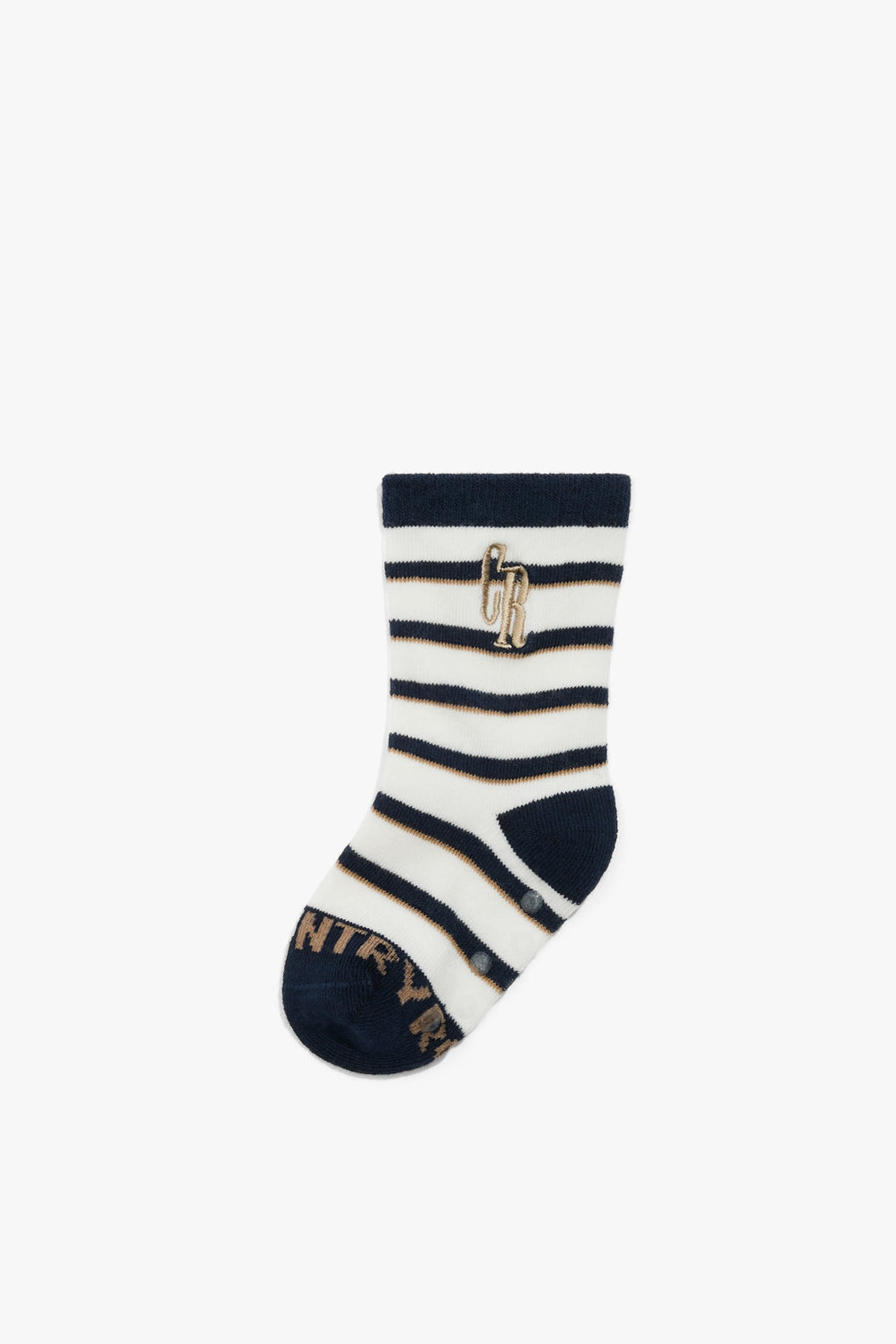 Organically Grown Cotton Blend Varsity Sock