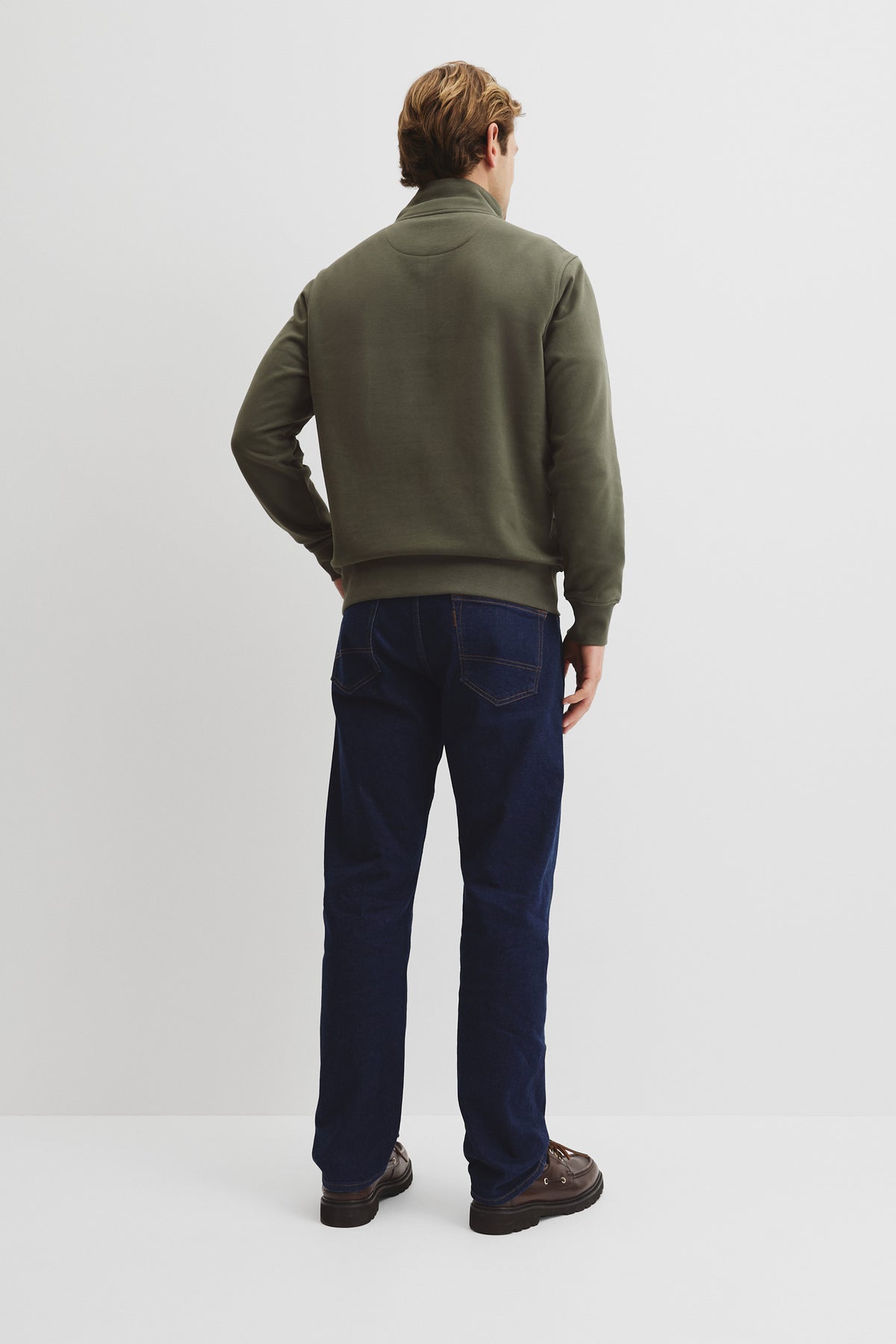 Australian Cotton Half Zip Heritage Sweat