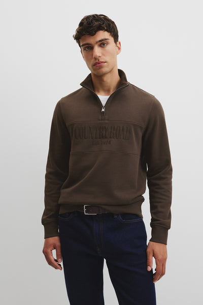 Australian Cotton Half Zip Heritage Sweat