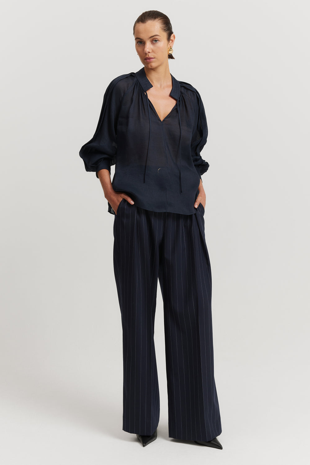 Pleat Detail Blouse