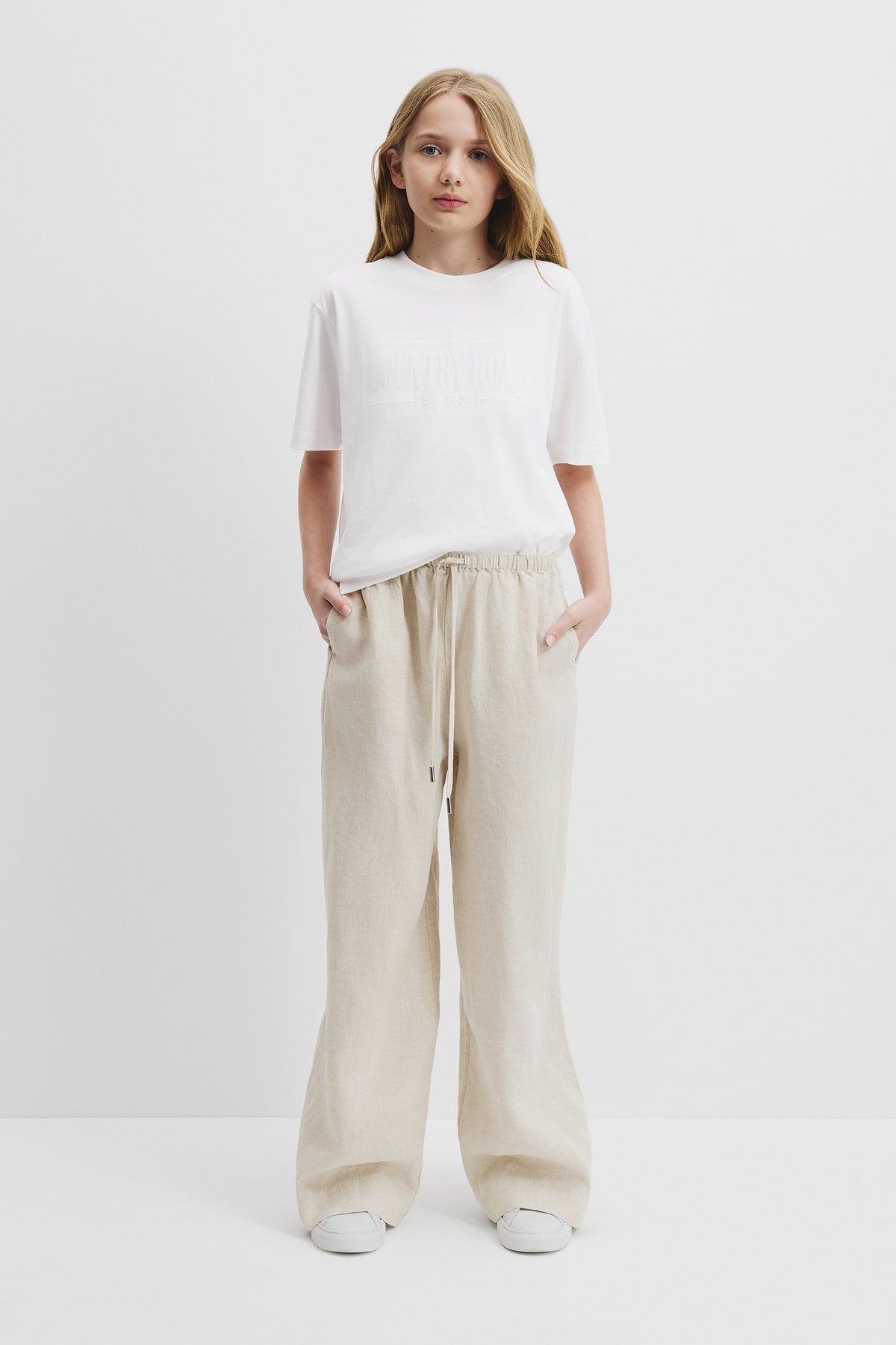 Teen Organically Grown Linen Pant