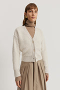 Boucle Crop Cardigan