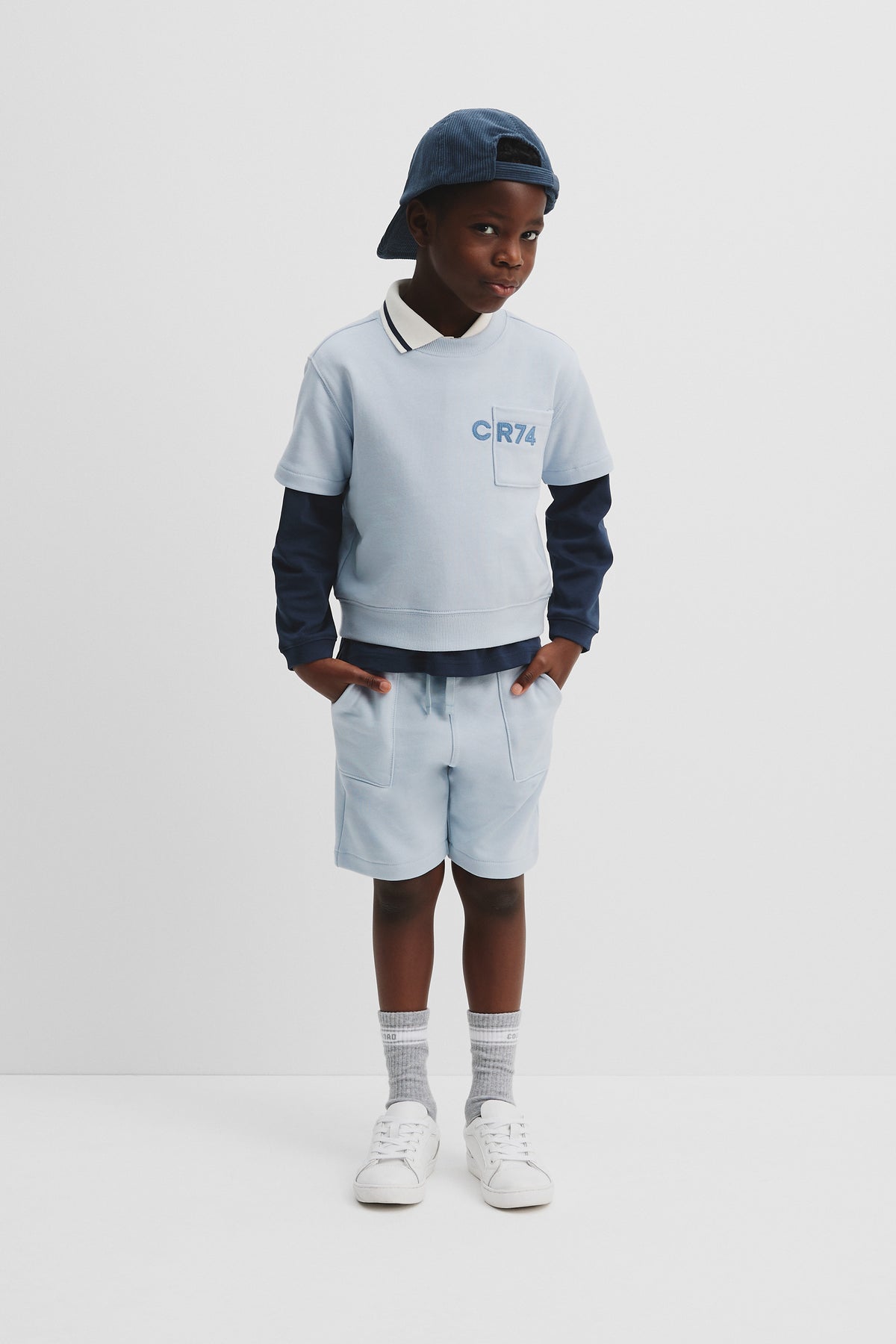 Cotton Sweat Pocket T-Shirt