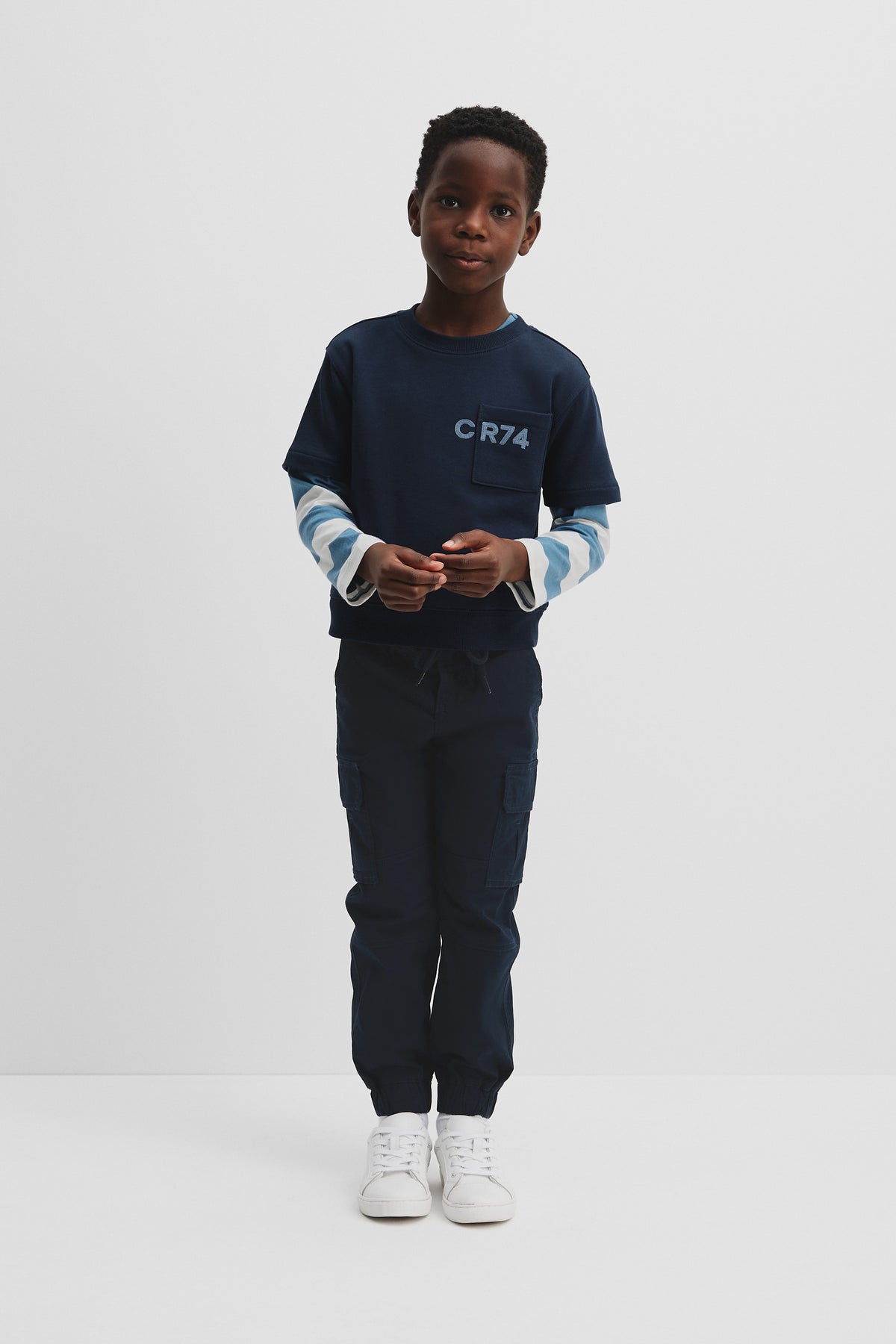 Cotton Sweat Pocket T-Shirt