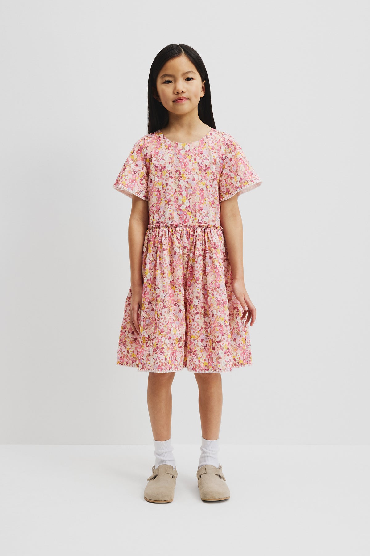 Cotton Garden Flare Dress