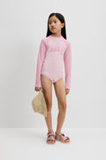 Stripe Logo Swimsuit