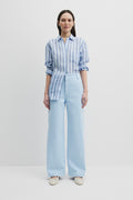 High Rise Wide Leg Jean
