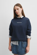 Teen Cotton Blend Longline Logo Sweat