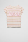Organically Grown Cotton Sequin Logo T-Shirt