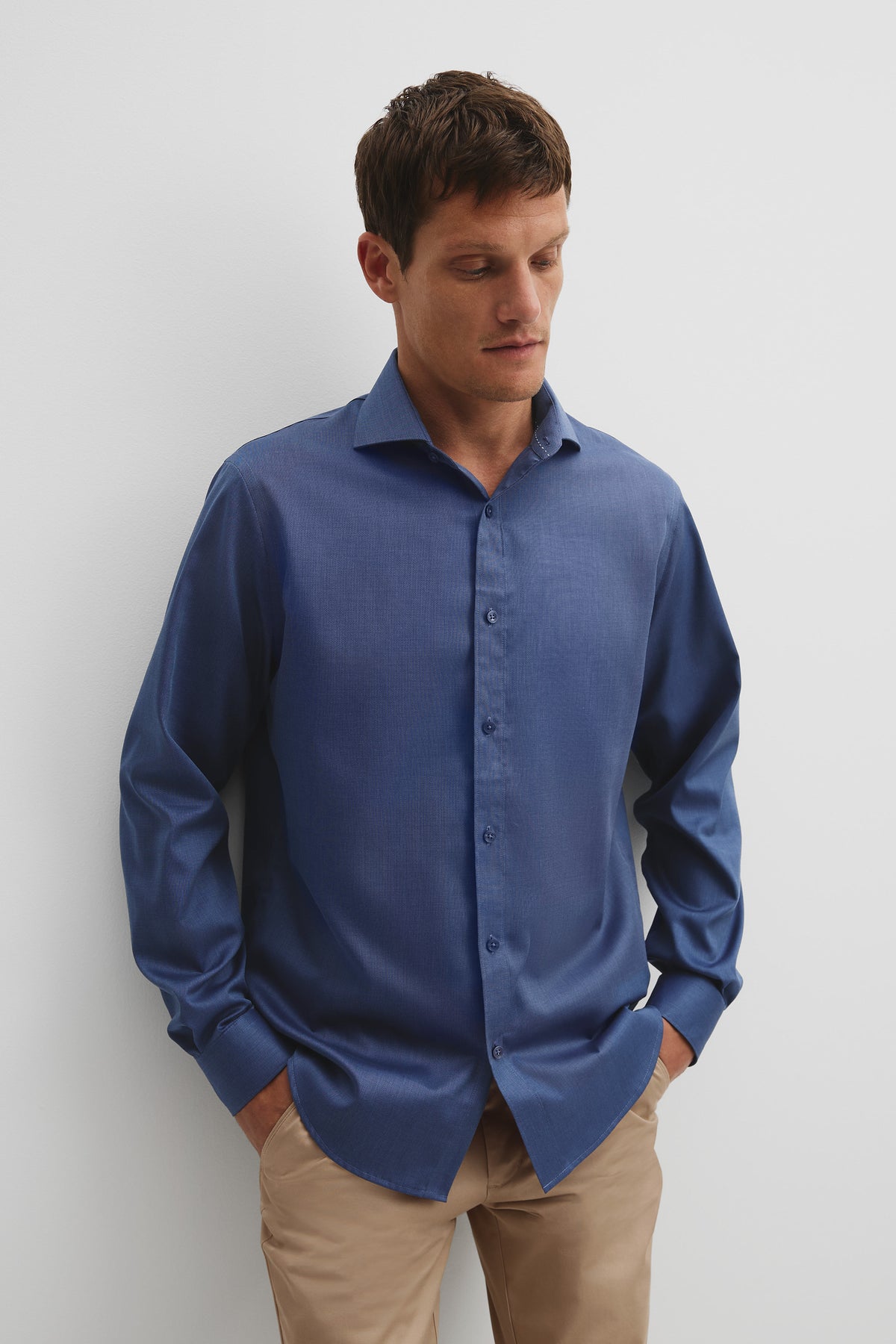 Regular Fit Oxford Travel Shirt