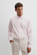 Regular Fit Textured Check Travel Shirt