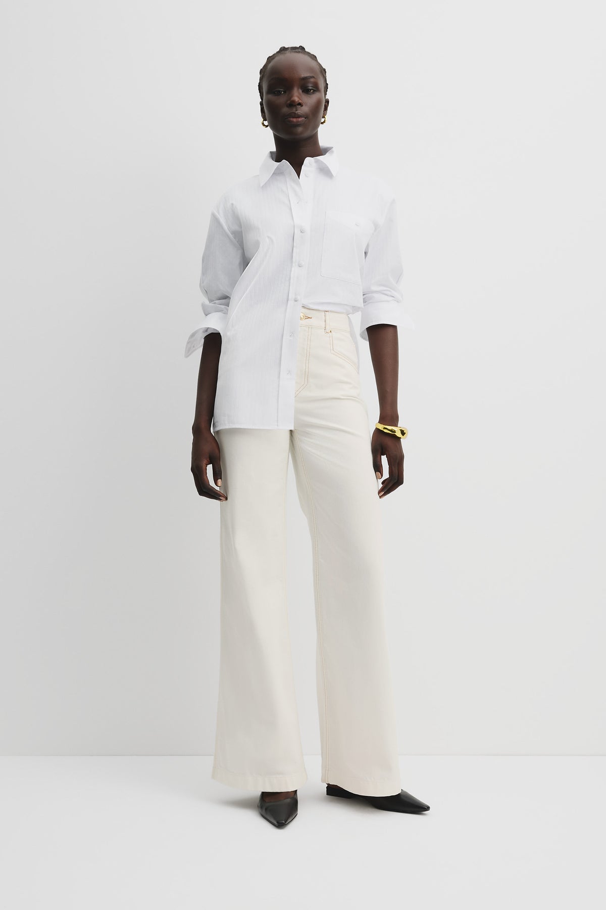 High Rise Wide Leg Jean