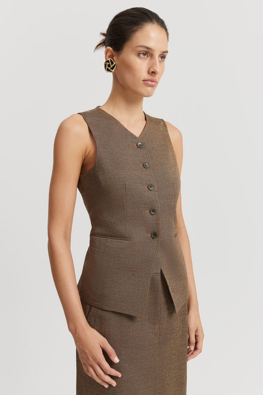 Herringbone Vest