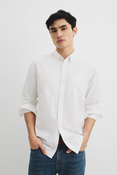 Regular Fit Australian Good Earth Cotton Oxford Shirt