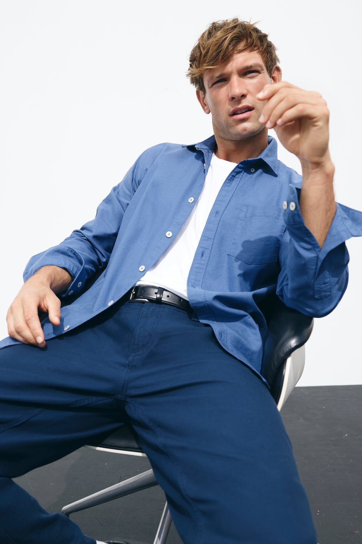 Regular Fit Australian Good Earth Cotton Oxford Shirt