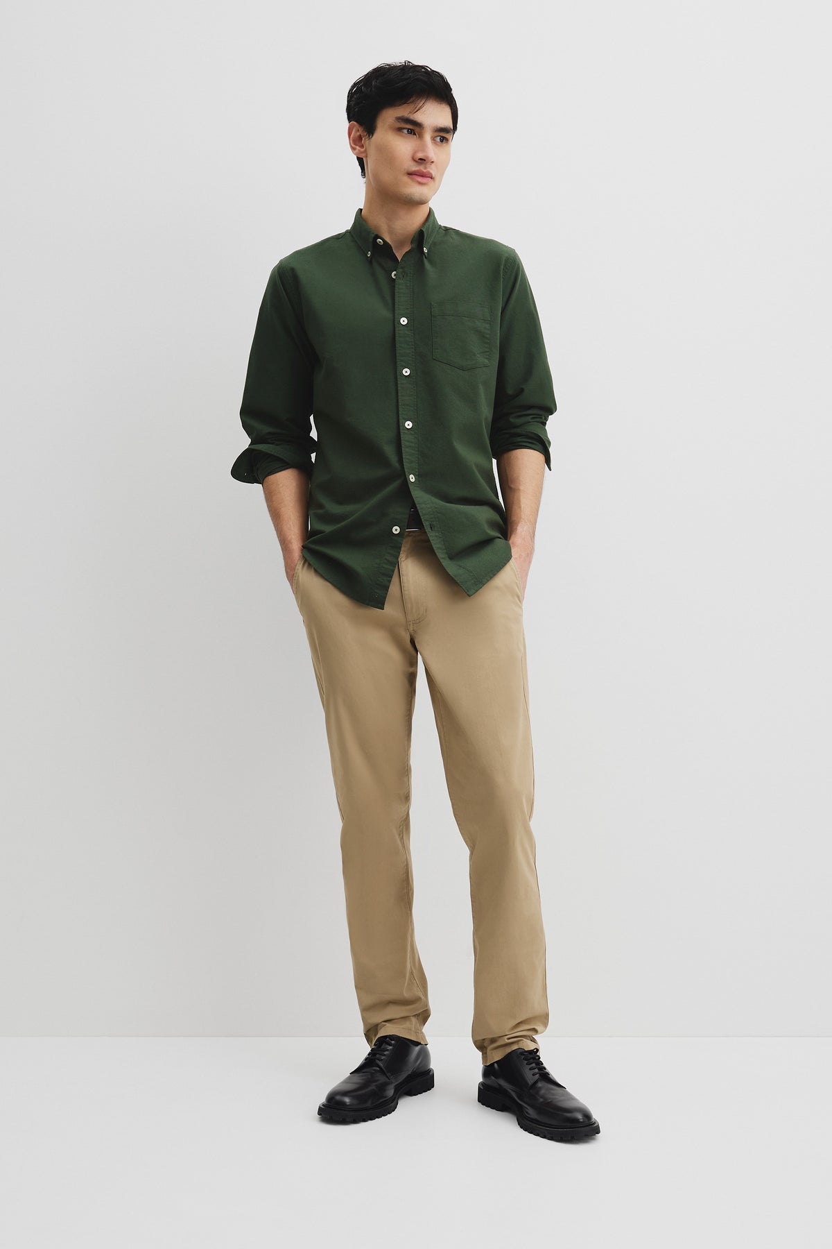 Regular Fit Australian Good Earth Cotton Oxford Shirt