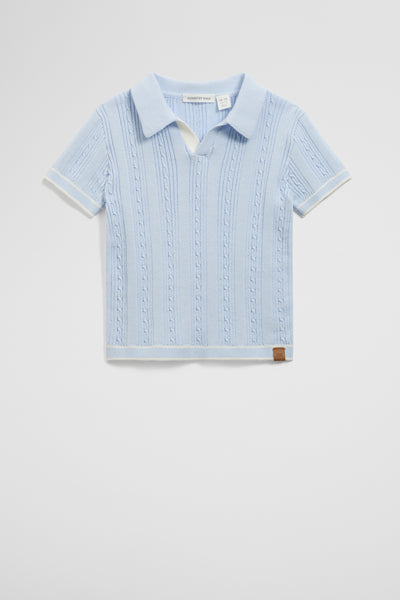 Organically Grown Cotton Knit Polo