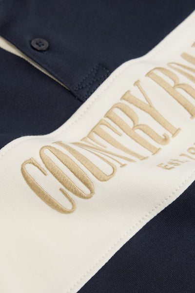 Organically Grown Cotton Logo Rugby T-Shirt