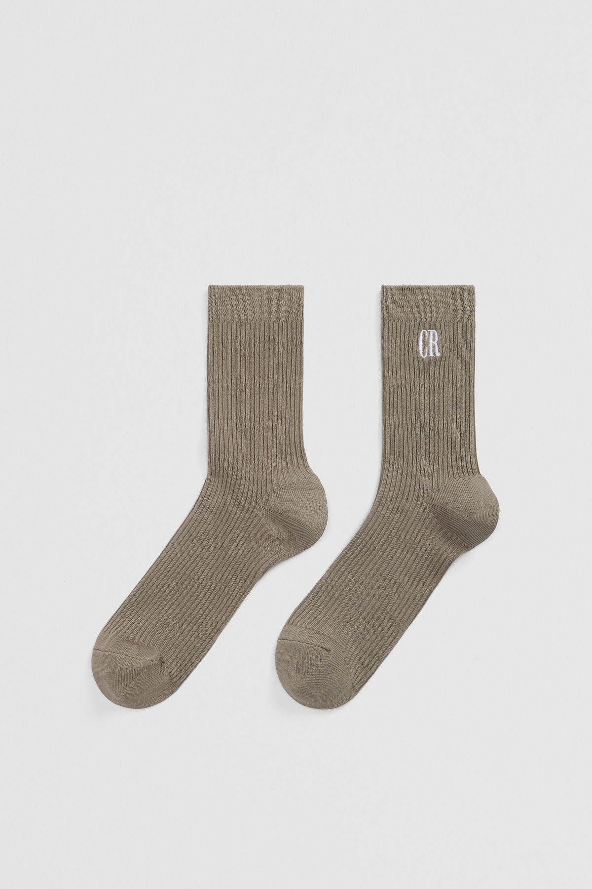 Australian Cotton Blend Cr Ribbed Three Quarter Crew Sock