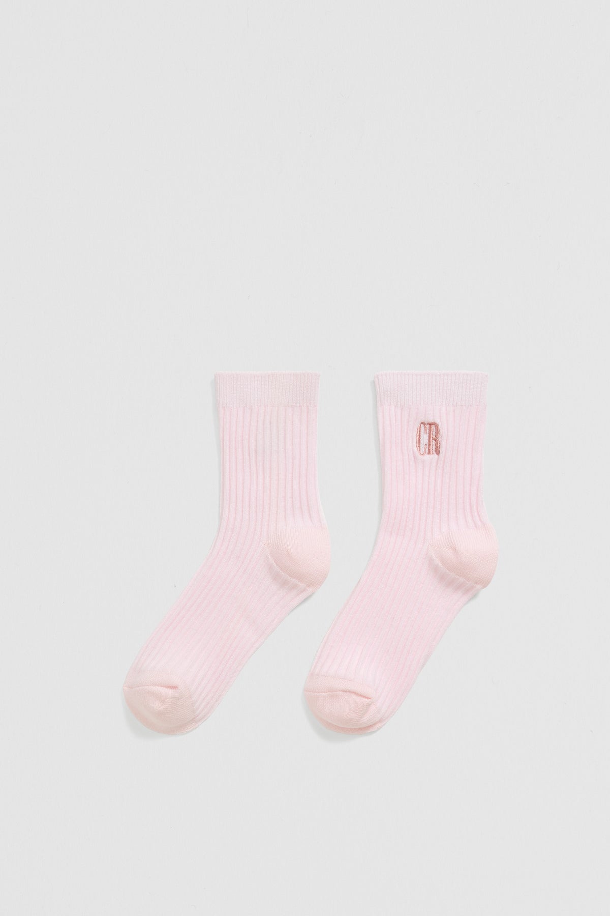 Rib Quarter Crew Sock